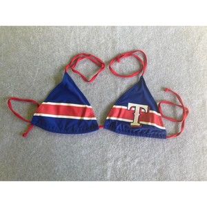 Texas Rangers Womens Bikini Top Genuine Merchandise Size Medium